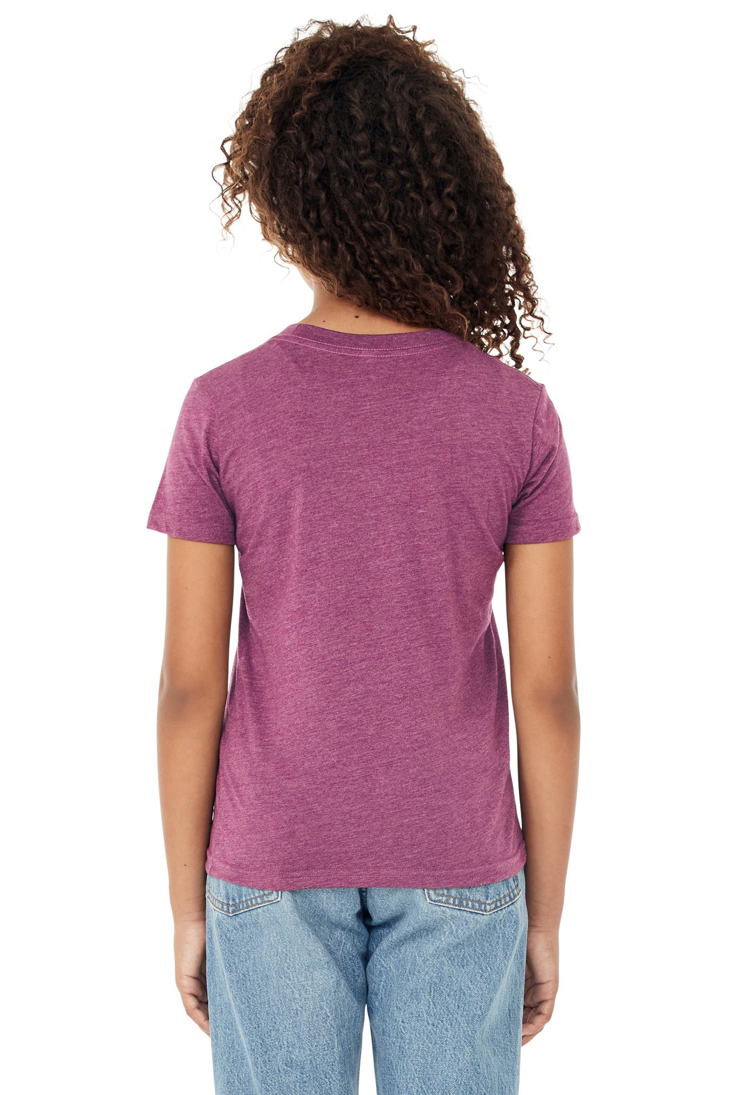 Youth Jersey T-Shirt - Heather Magenta