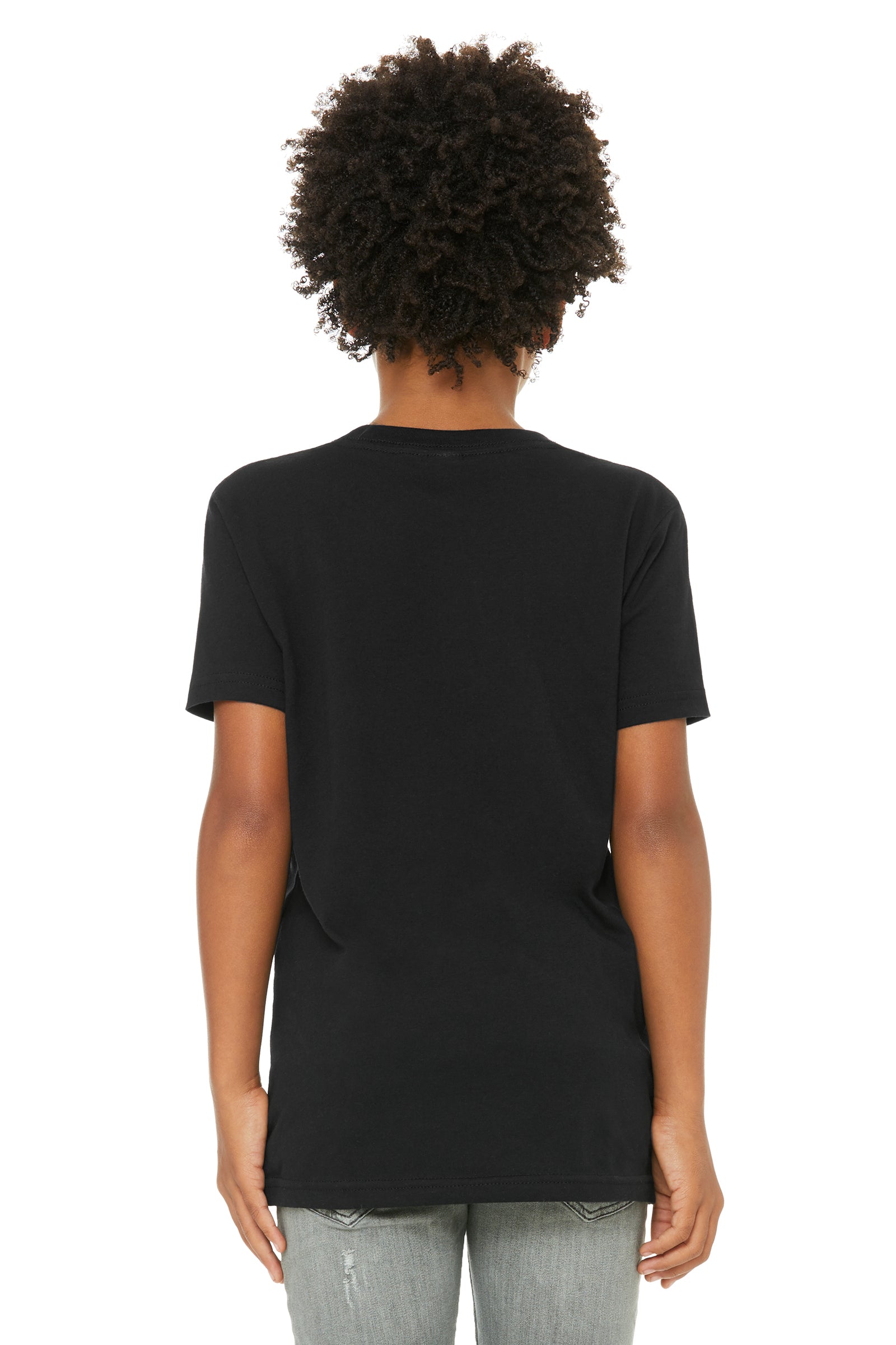Youth Jersey T-Shirt - Solid Black Blend