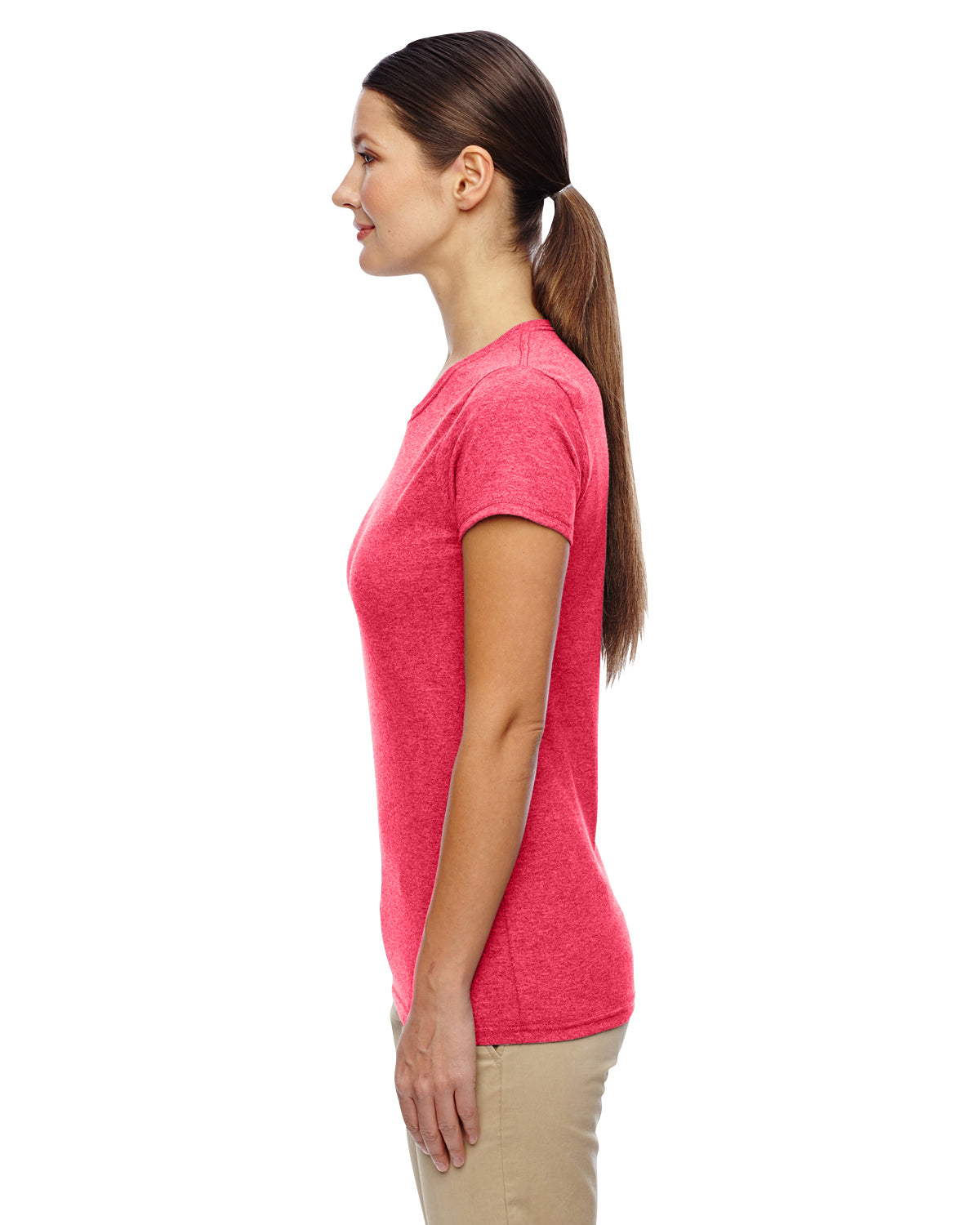 Women's Heavy Cotton™ T-Shirt - Heather Red