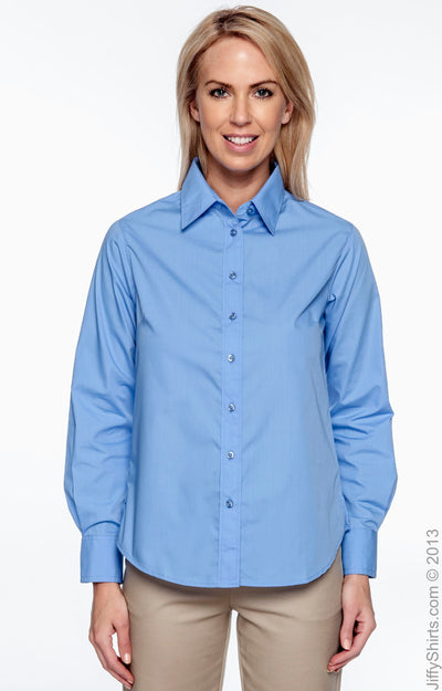 Women's Essential Poplin - Light College Blue
