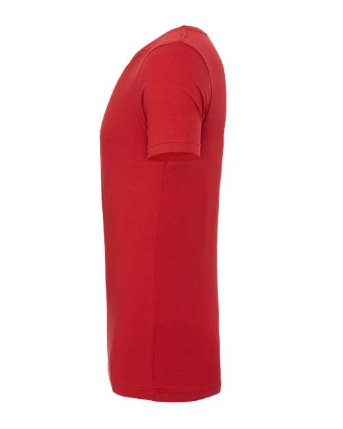 BELLA + CANVAS 3001 Canvas Red — direct side