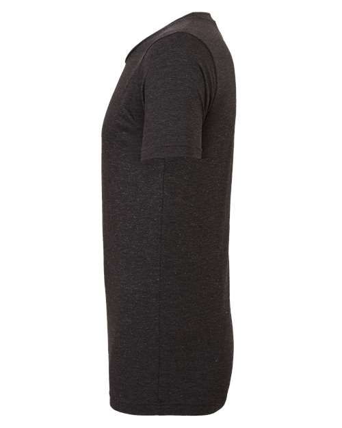 BELLA + CANVAS 3413 Charcoal Black Triblend — direct side