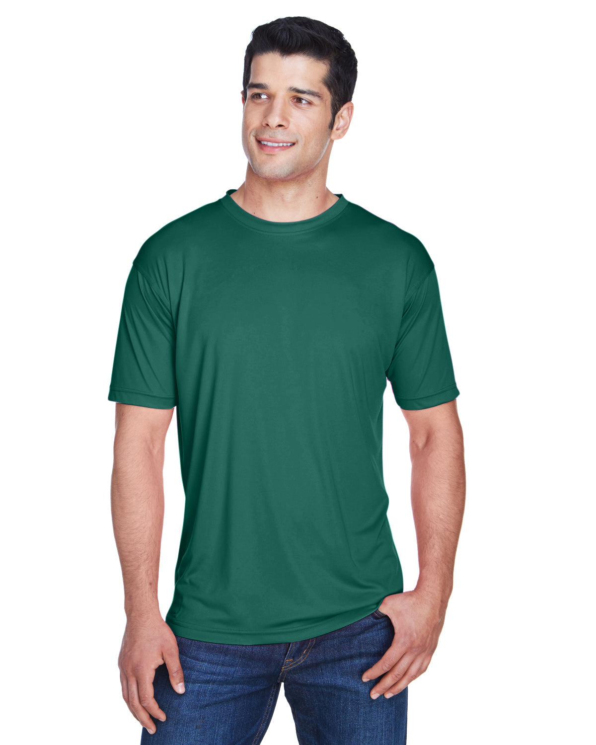 Men's Cool & Dry Sport Performance Interlock T-Shirt - Forest Green