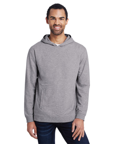 Unisex Light Terry Hoodie - Heather Graphite