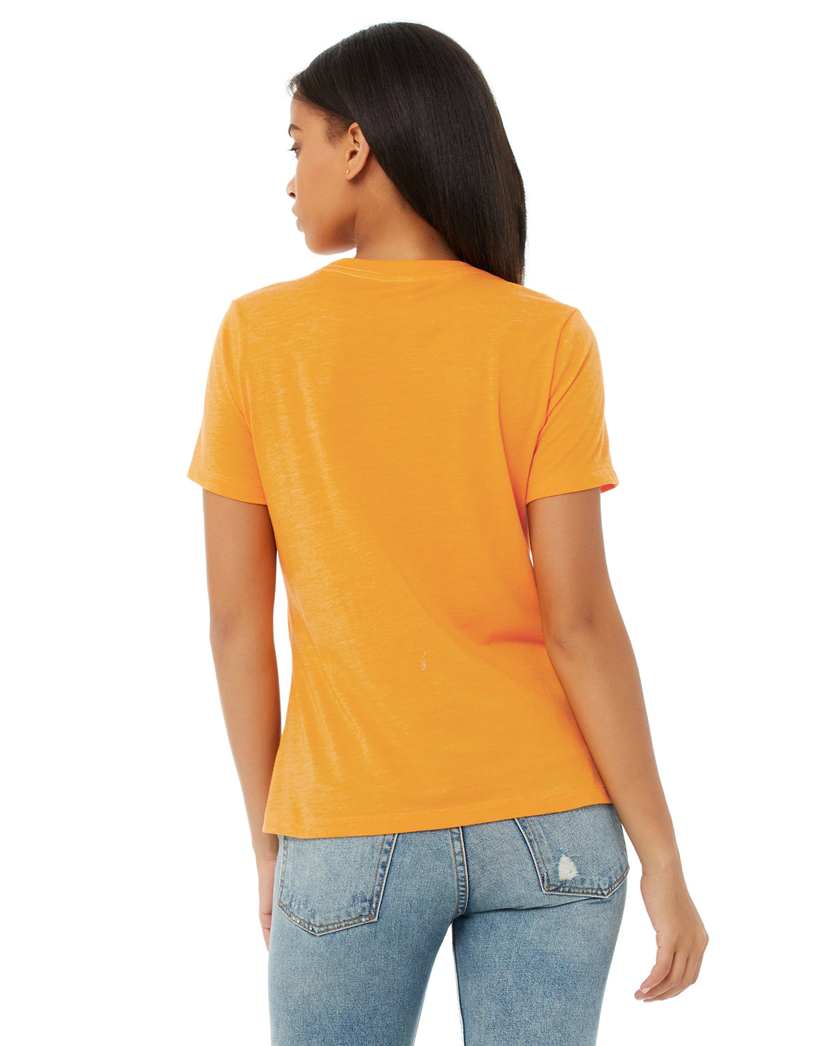 Women's Heathered Relaxed Jersey Short-Sleeve T-Shirt - Heather Marmalade