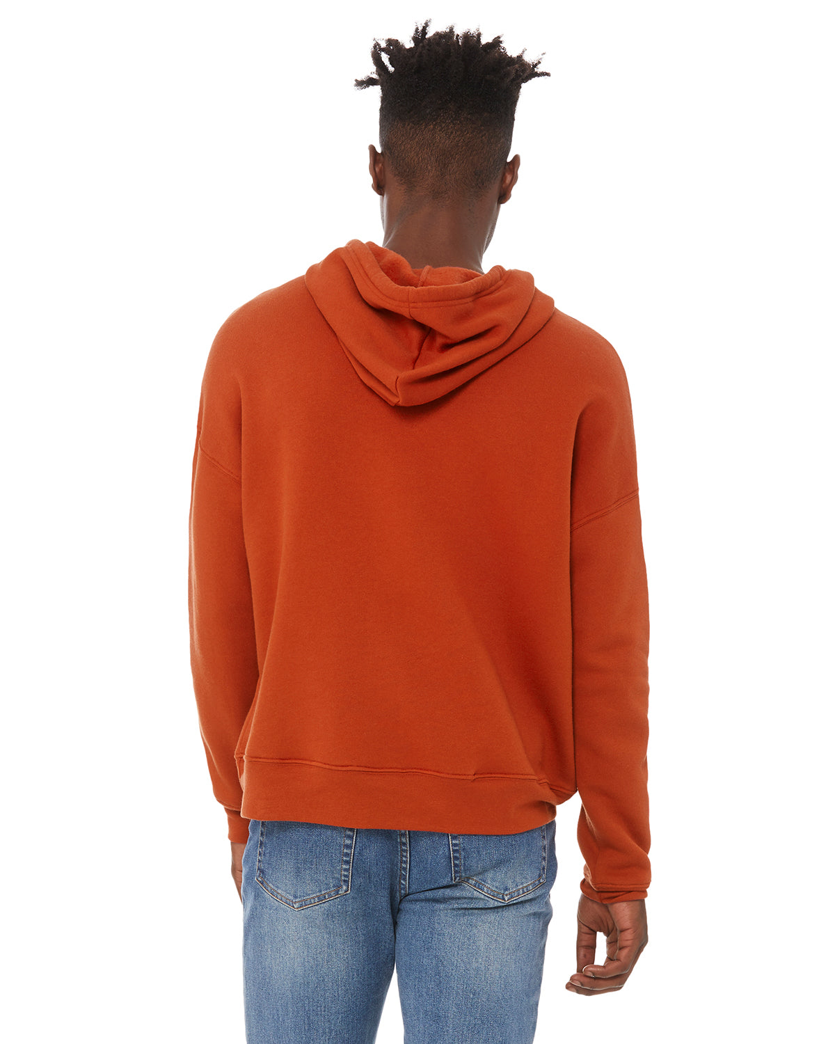 Unisex Sponge Fleece Pullover DTM Hoodie - Brick