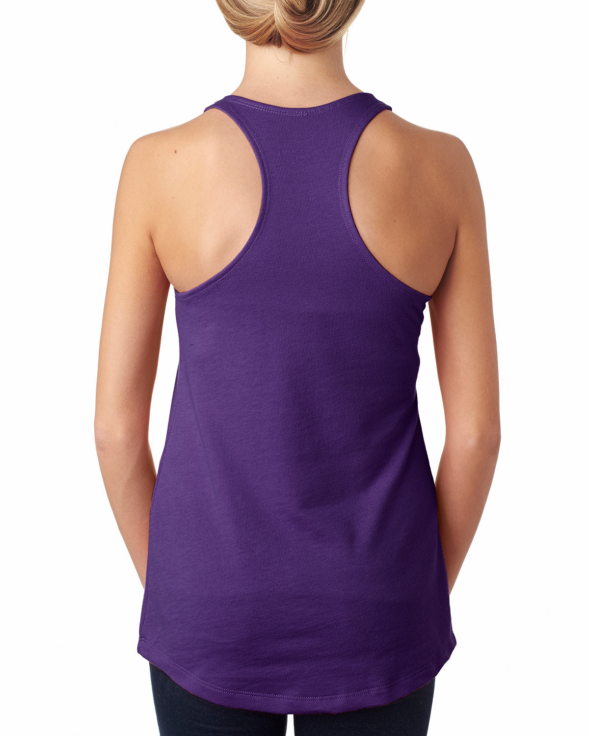 Women's French Terry Racerback Tank - Purple Rush