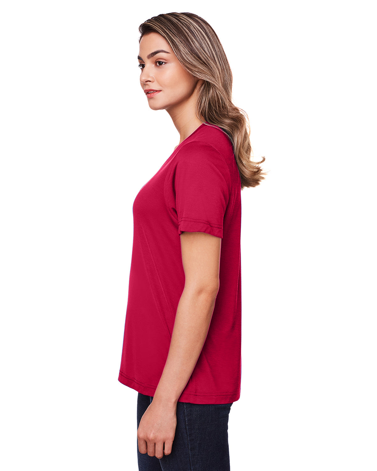 Women's Fusion ChromaSoft��� Performance T-Shirt - Classic Red
