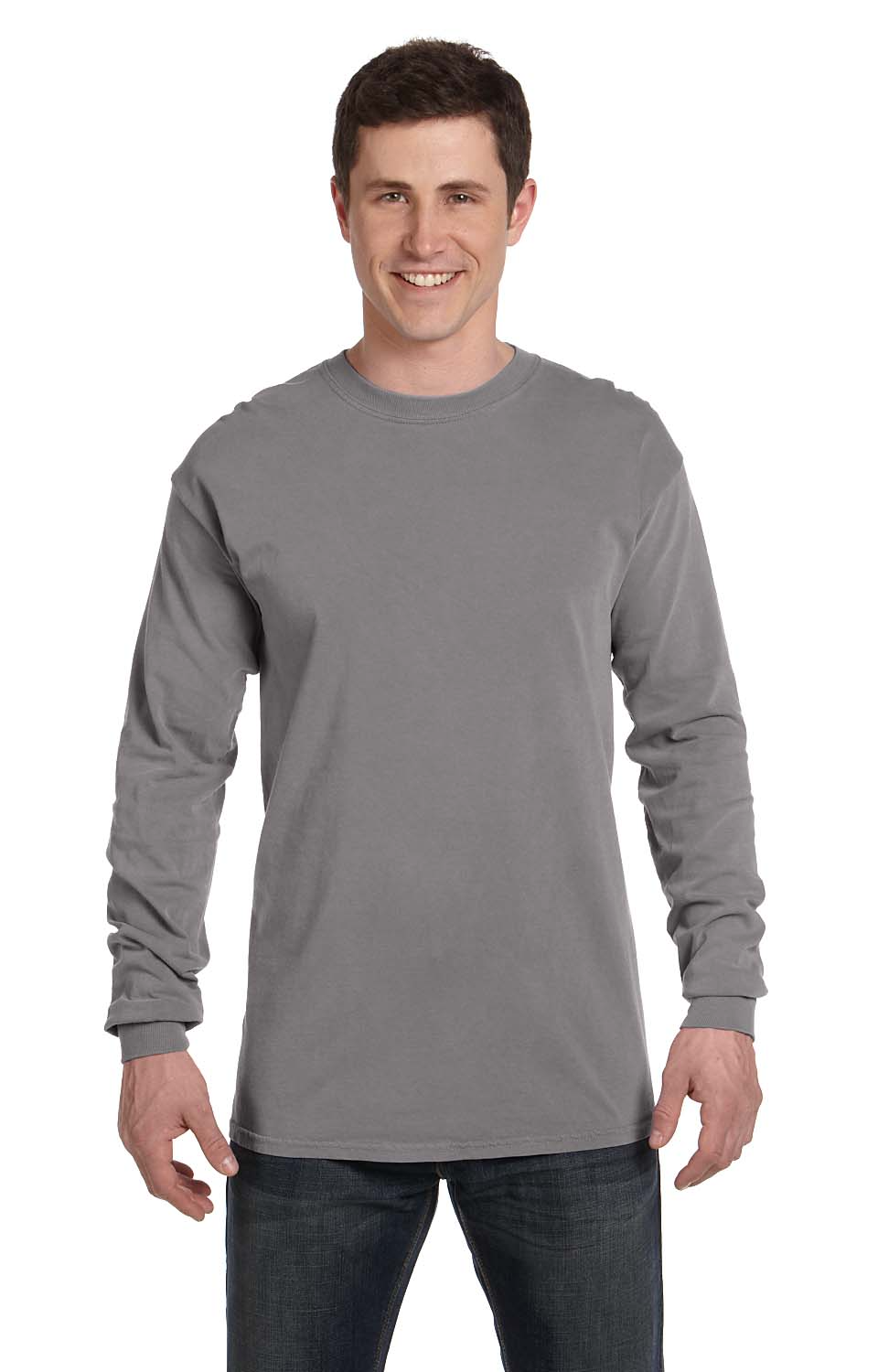 Unisex Heavyweight RS Long-Sleeve T-Shirt - Gray