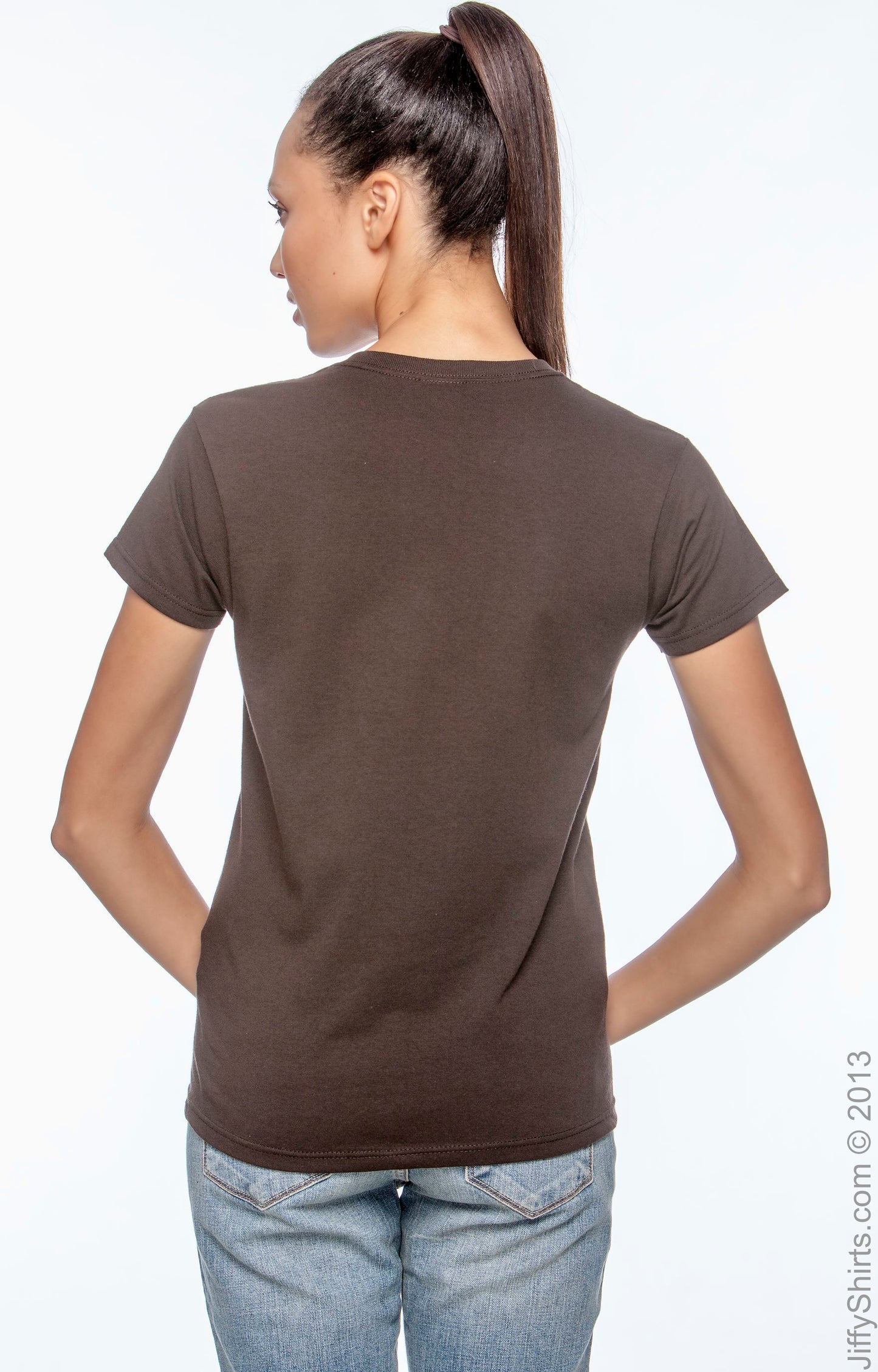 Women's Ultra Cotton® T-Shirt - Dark Chocolate