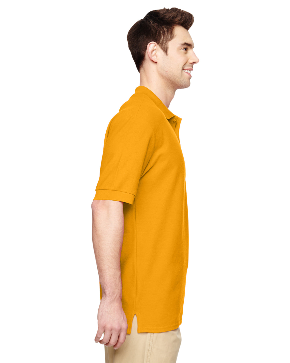 Unisex Premium Cotton®  Double Piqué Polo - Gold