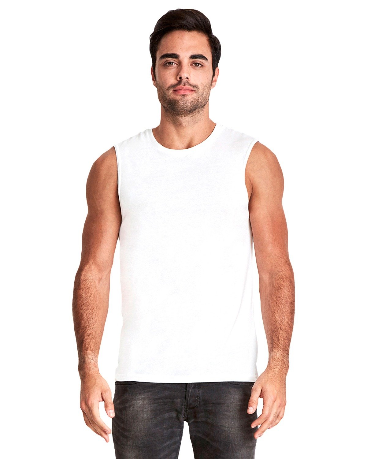 Men's Muscle Tank - White