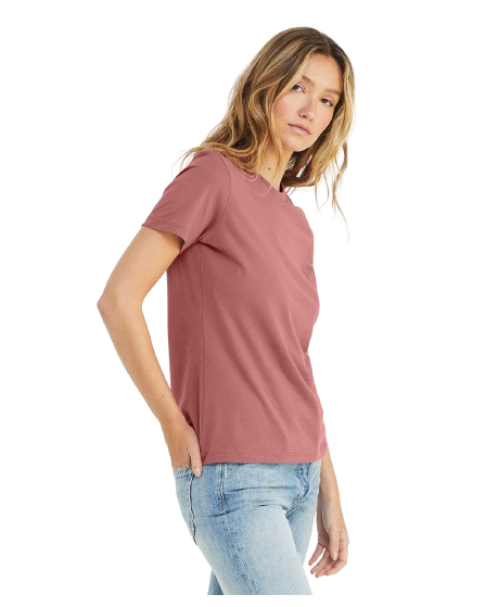 Women's Relaxed Jersey Short-Sleeve T-Shirt - Mauve