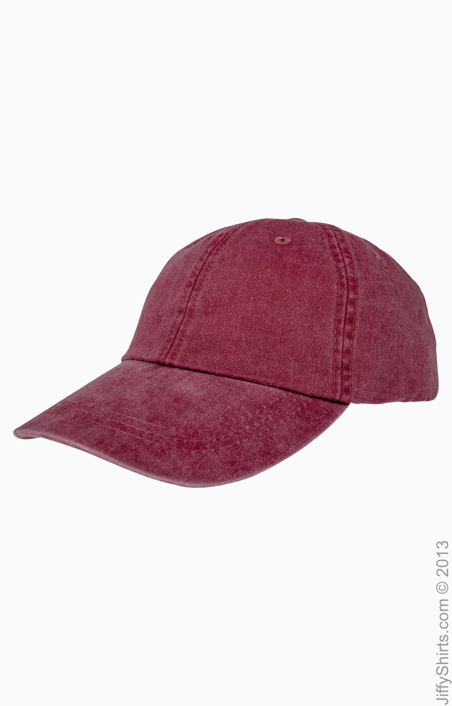 Optimum Pigment Dyed-Cap - Burgundy