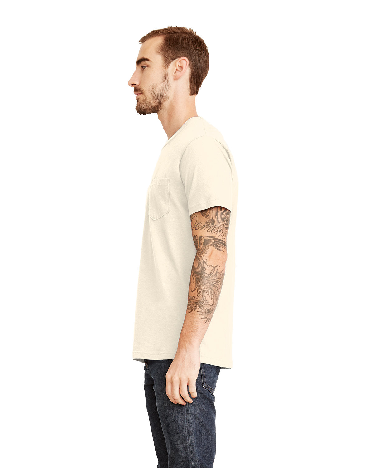 Unisex Pocket Crew - Natural