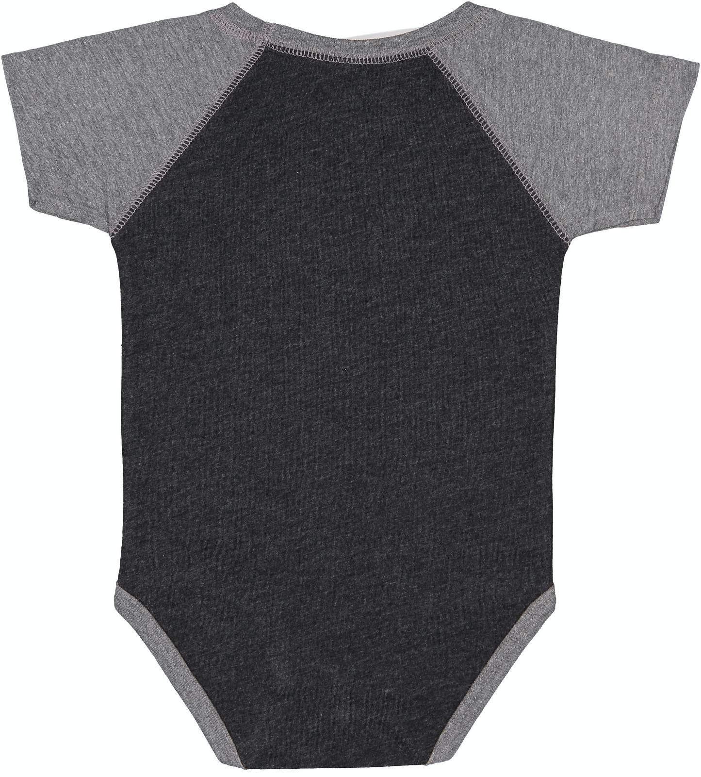 Infant Baseball Bodysuit - Vintage Smoke / Gran Heather