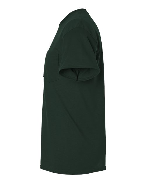 Gildan 8300 Forest Green — direct side