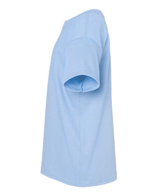 Hanes 5480 Light Blue — direct side