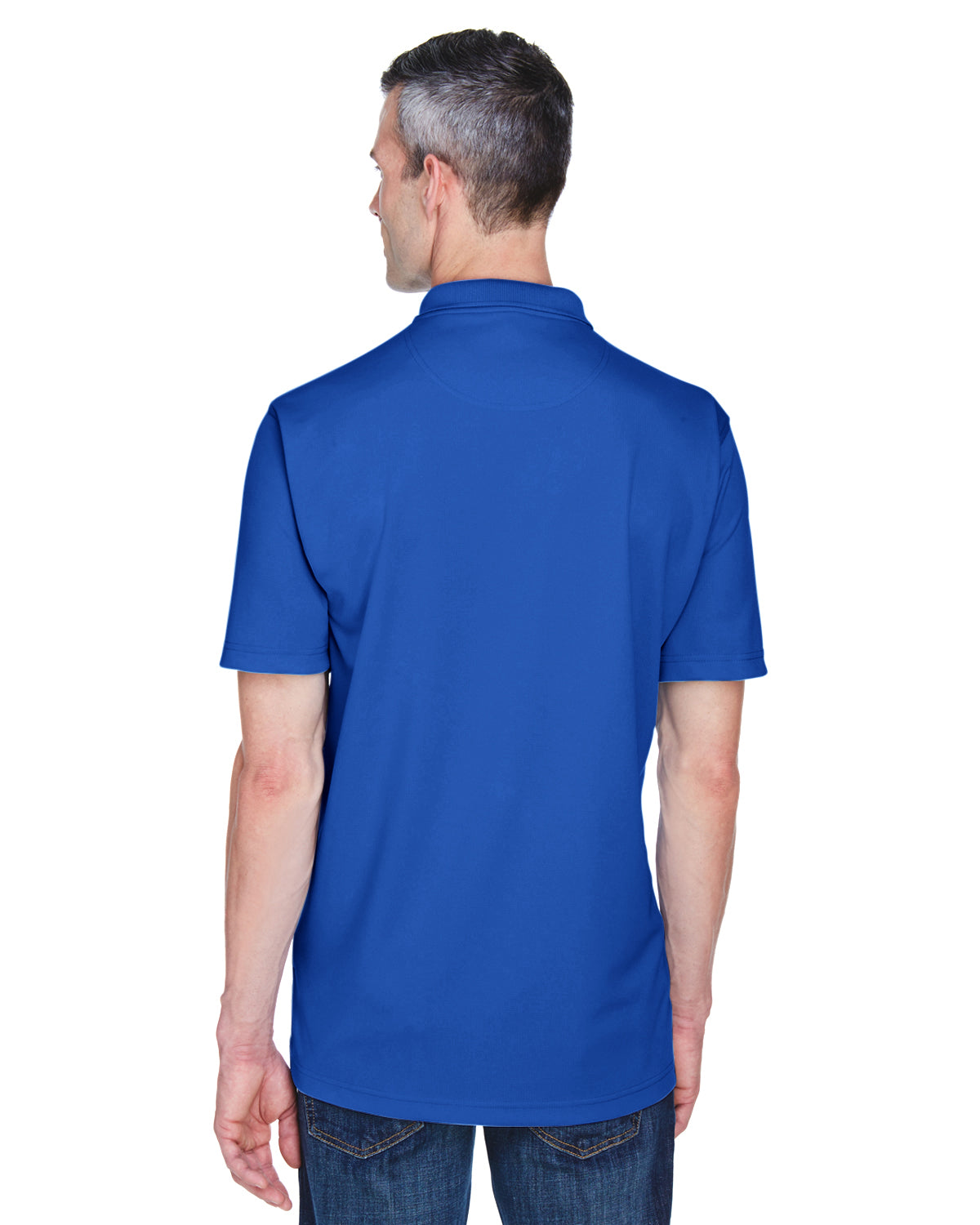 Men's Cool & Dry Stain-Release Performance Polo - Cobalt