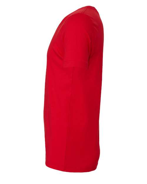 BELLA + CANVAS 3001 Red — direct side