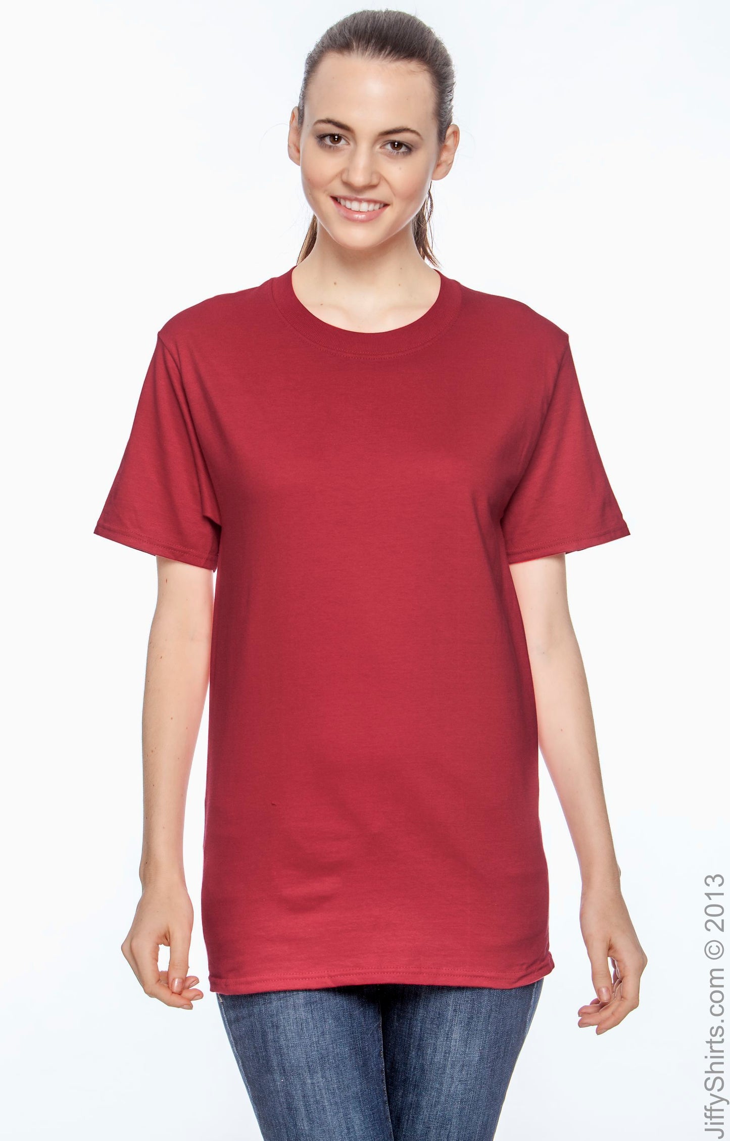 Beefy-T® Short Sleeve Tee - Deep Red