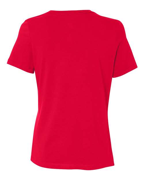 BELLA + CANVAS 6400 Red — back