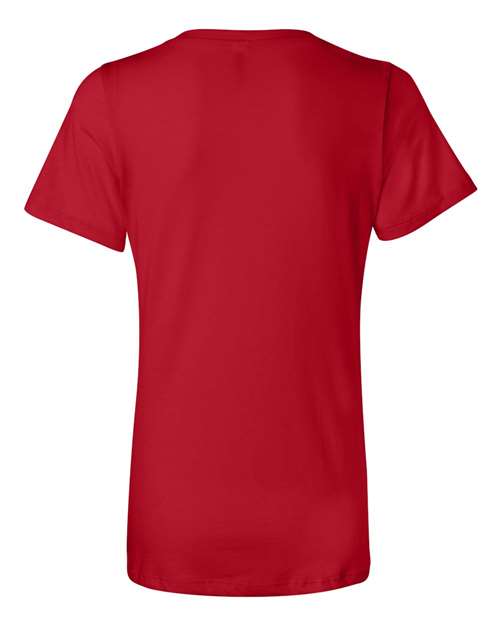 BELLA + CANVAS 6405 Red — back