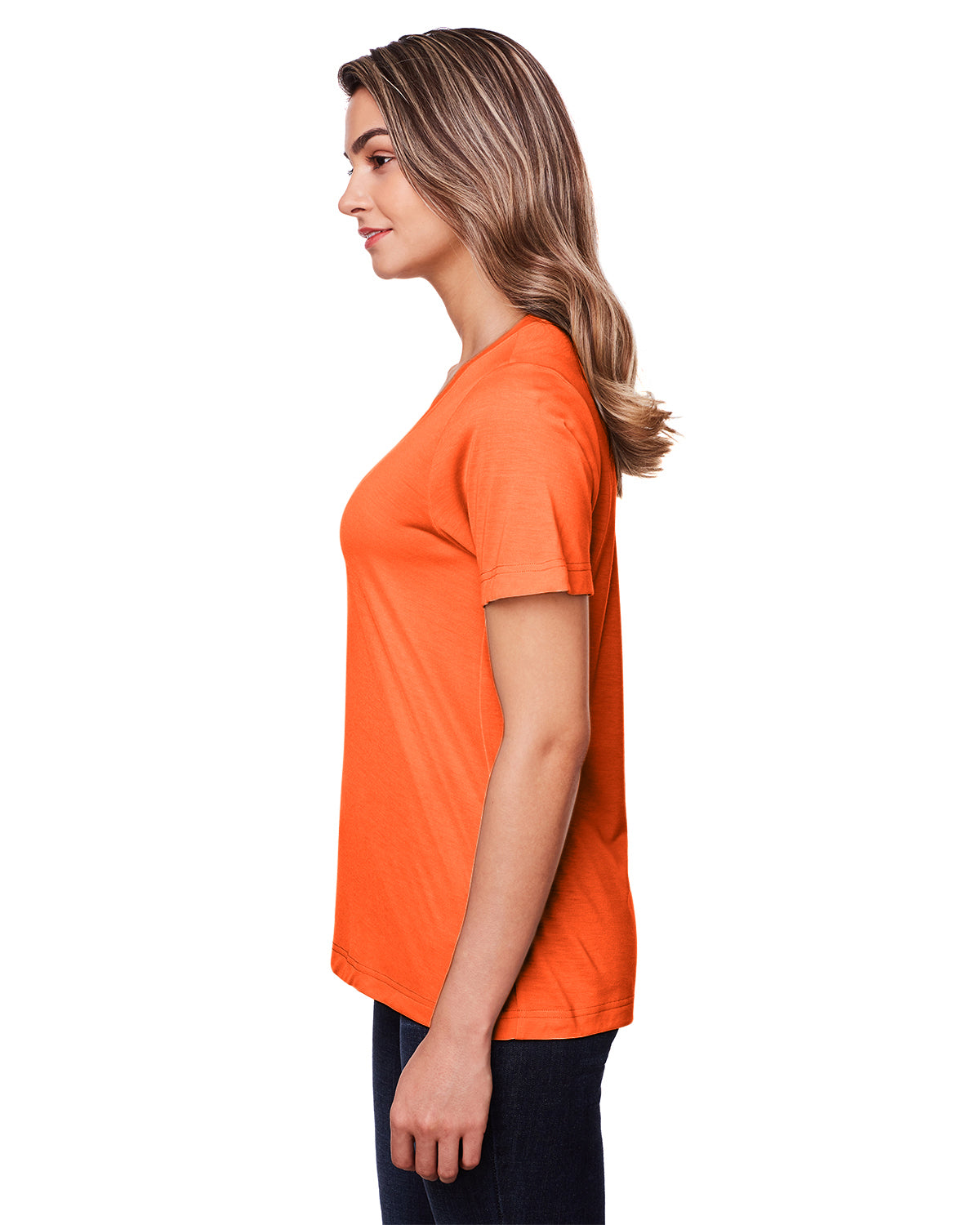 Women's Fusion ChromaSoft��� Performance T-Shirt - Campus Orange