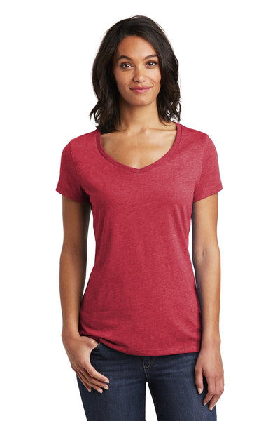 Women's Very Important Tee V-Neck - Heather Red