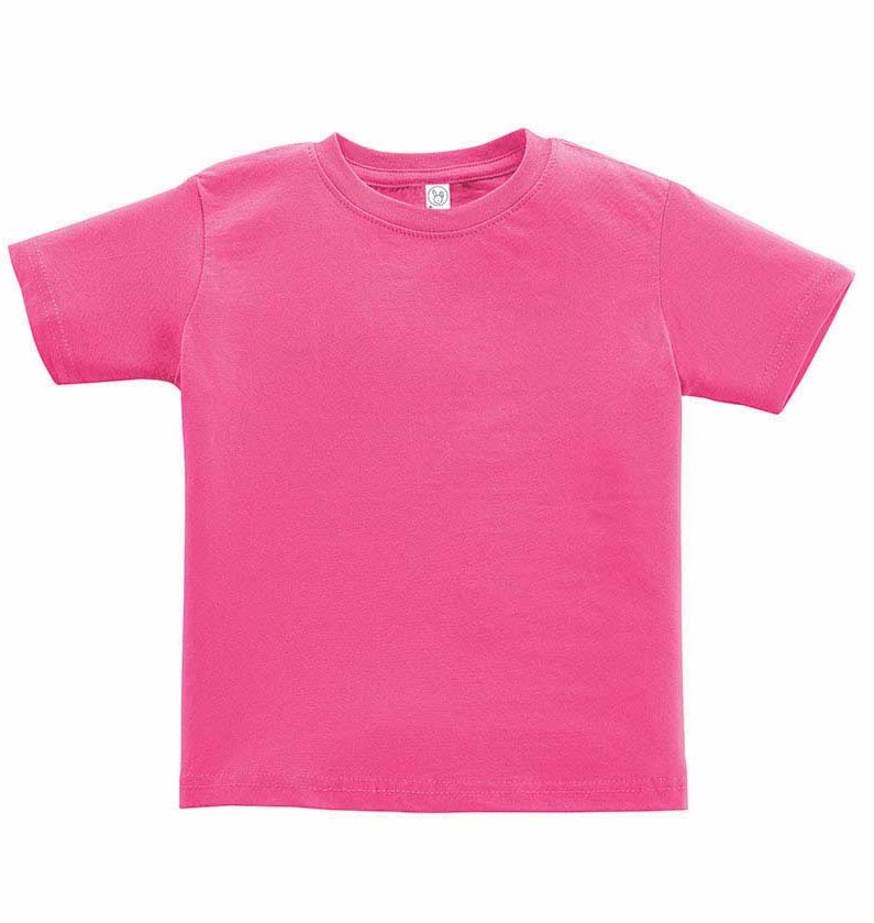 Toddler Cotton Jersey T-Shirt - Hot Pink