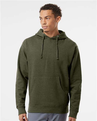 Independent Trading Co. SS4500 Army Heather — on model front
