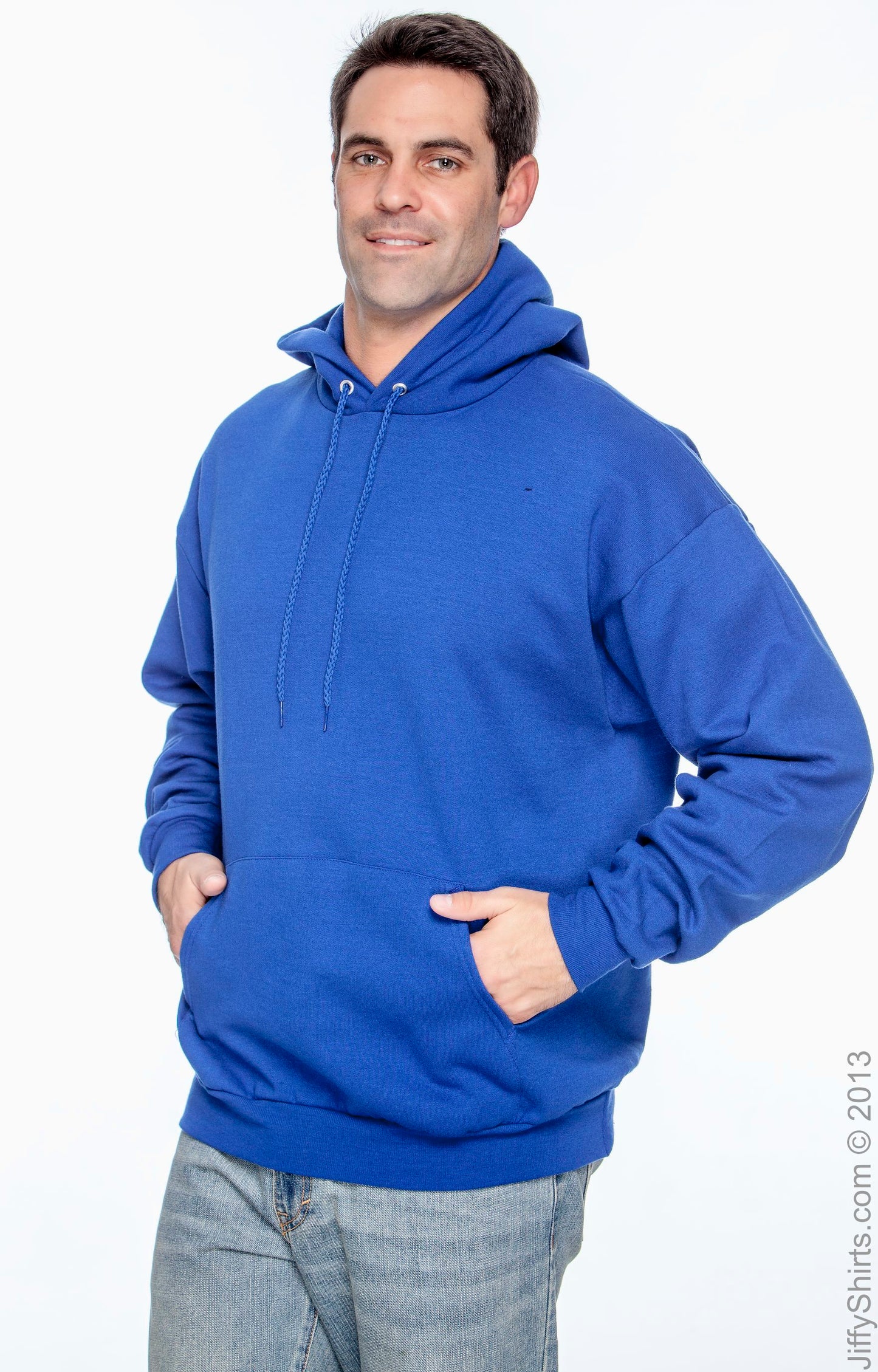 Ecosmart® 50/50 Pullover Hoodie - Deep Royal
