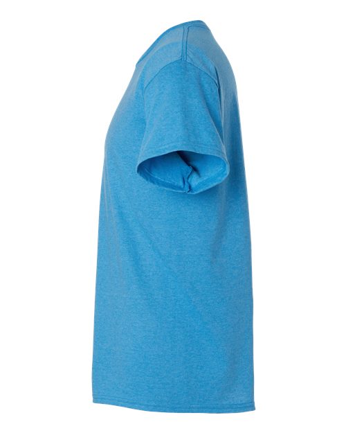 Gildan 2000 Heather Sapphire — direct side