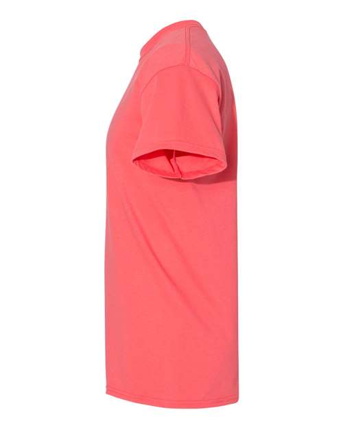 Gildan 5000 Coral Silk — direct side