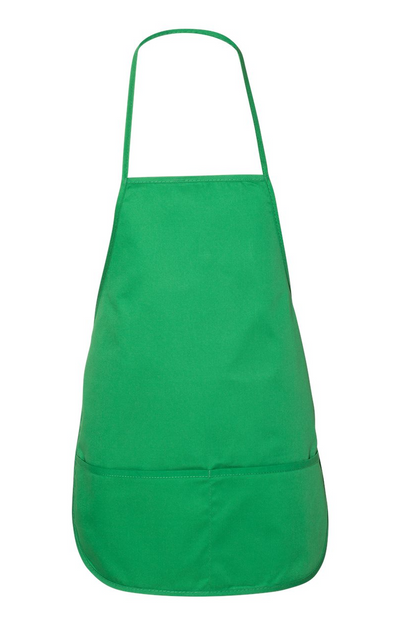 Poly/Cotton Twill Apron - Kelly