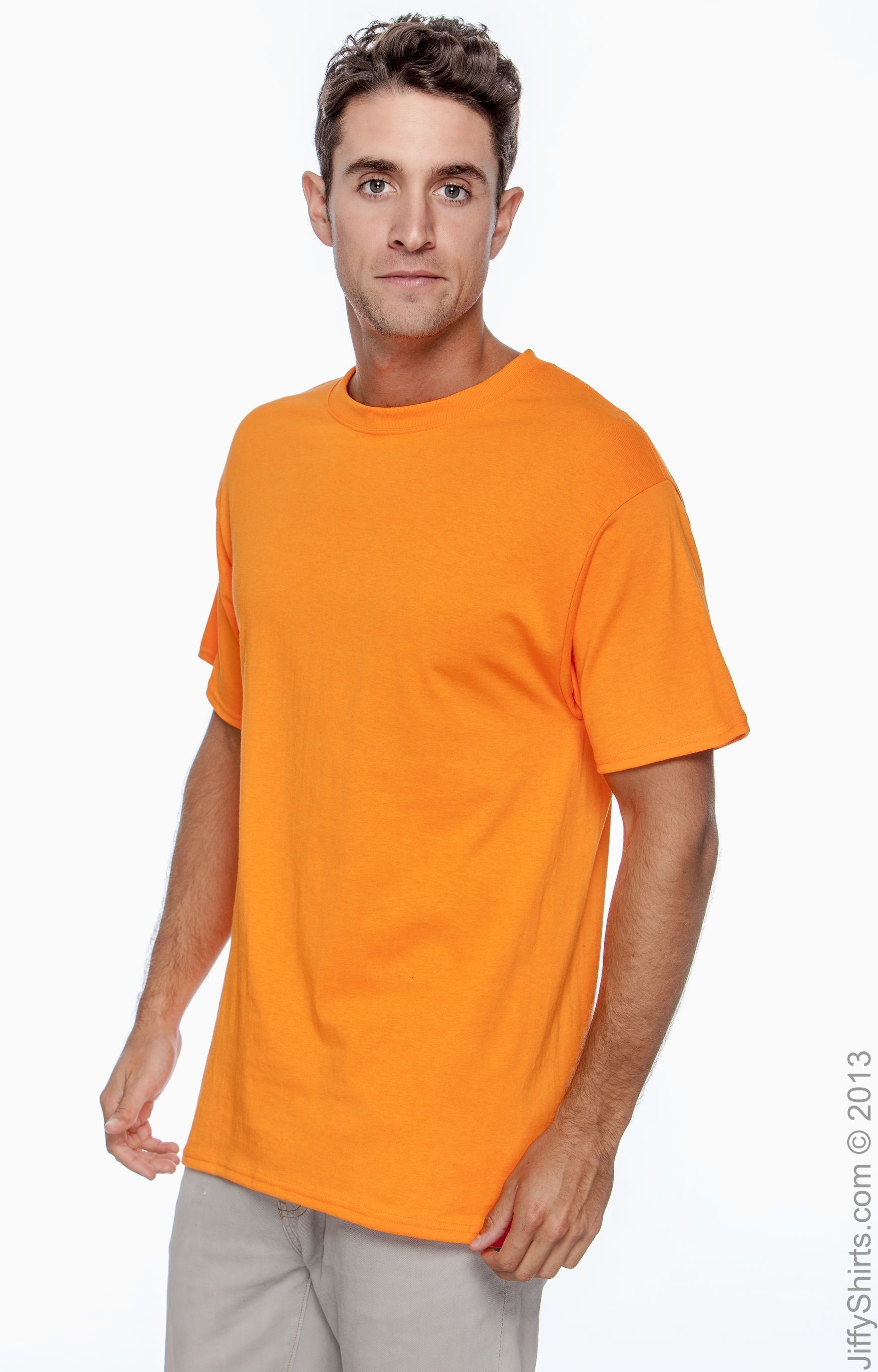 Authentic Short Sleeve Tee - High Viz Safety Orange