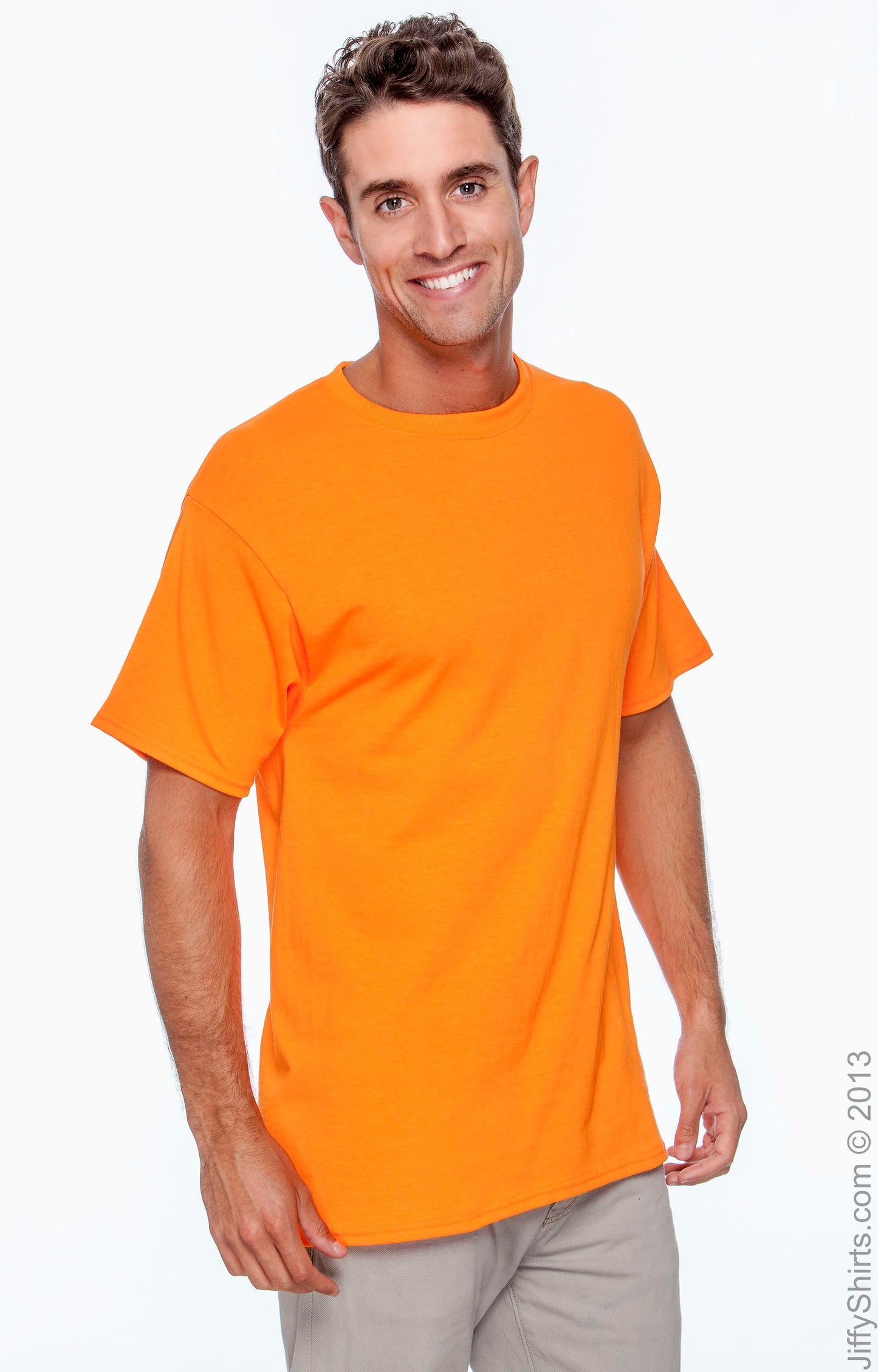 Authentic Short Sleeve Tee - High Viz Safety Orange