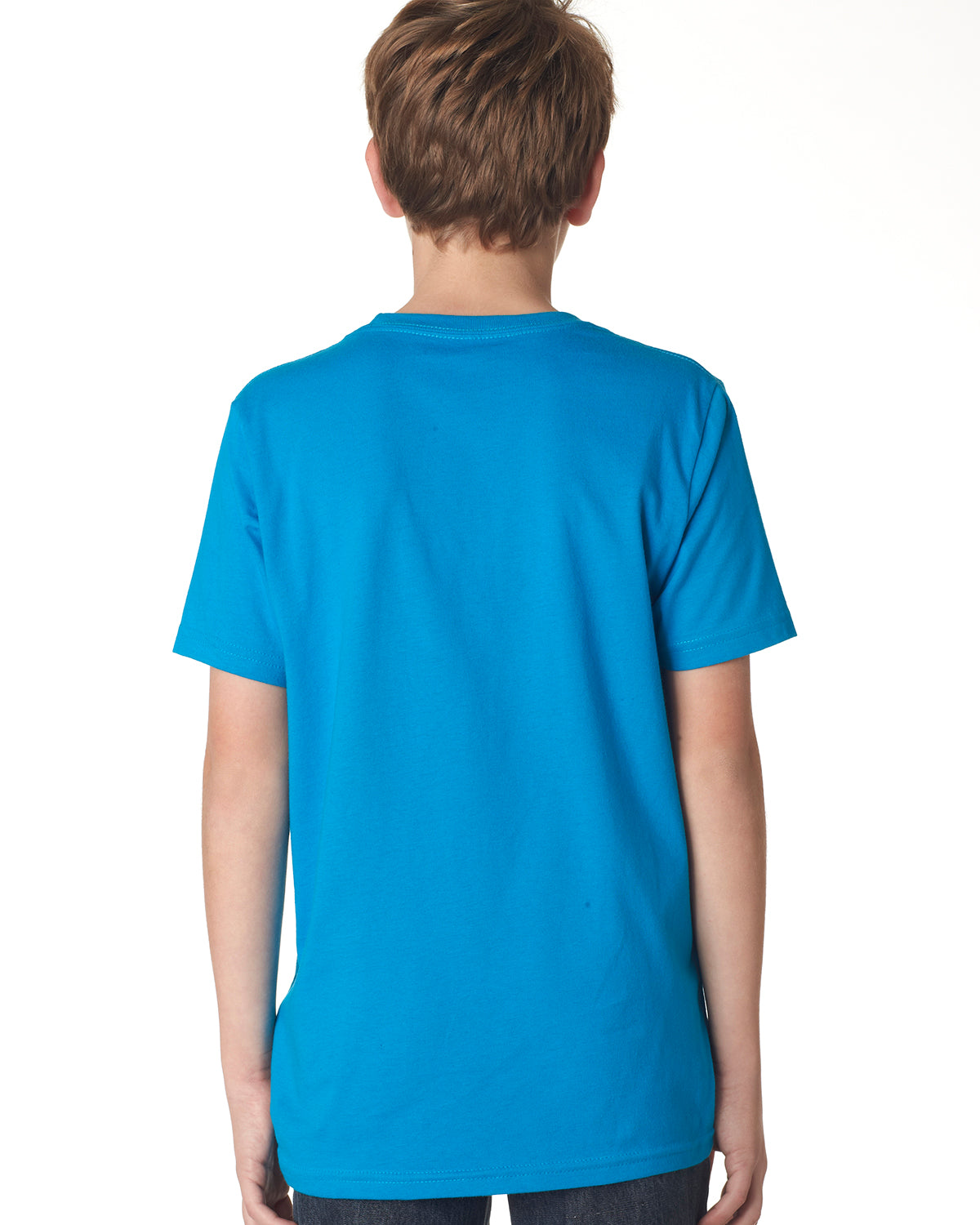 Youth Cotton Crew - Turquoise
