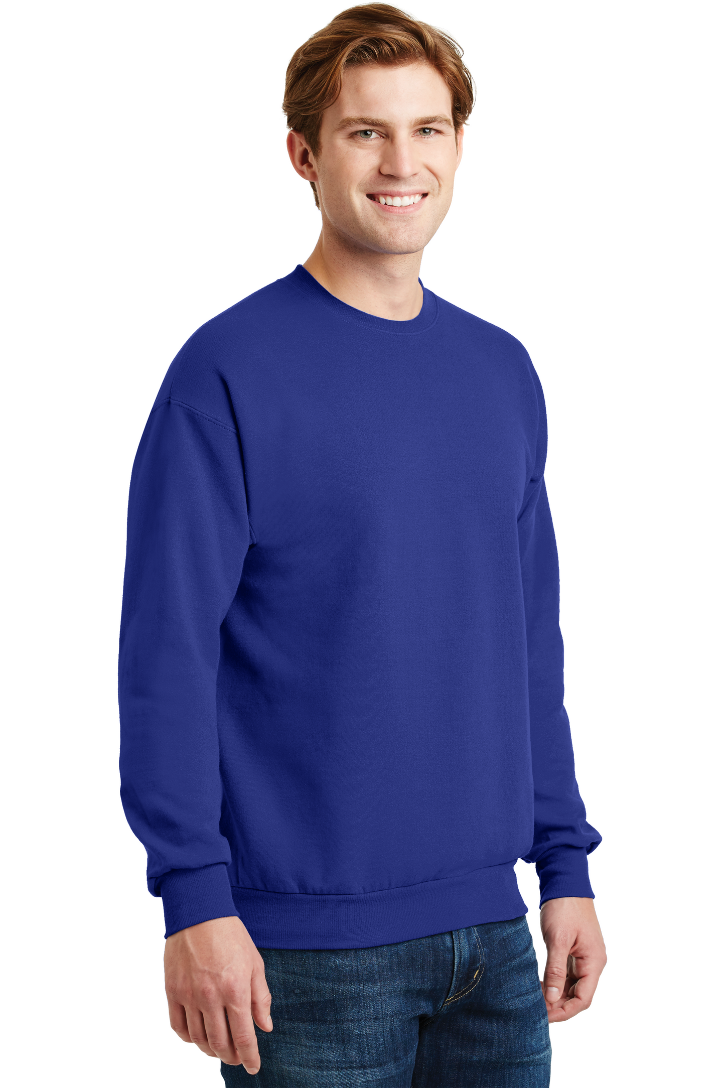Unisex Ecosmart® 50/50 Crewneck Sweatshirt - Deep Royal