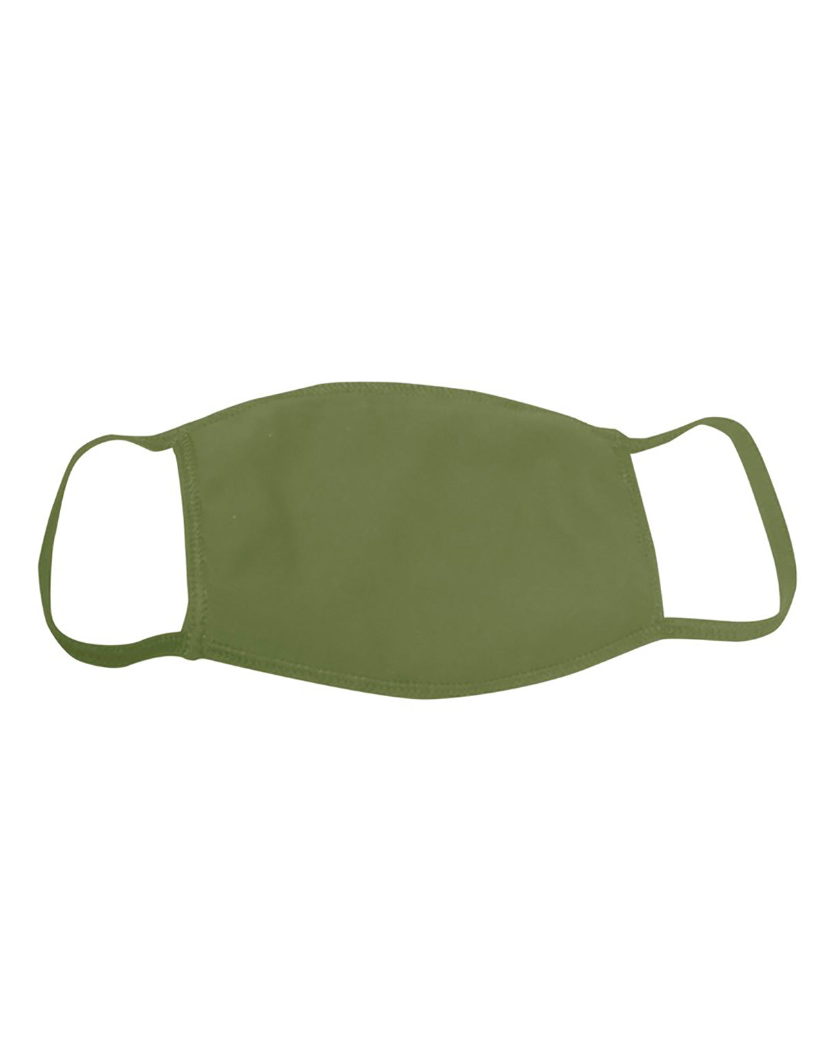 25 Pack - USA-Made 100% Cotton Face Cover - Olive