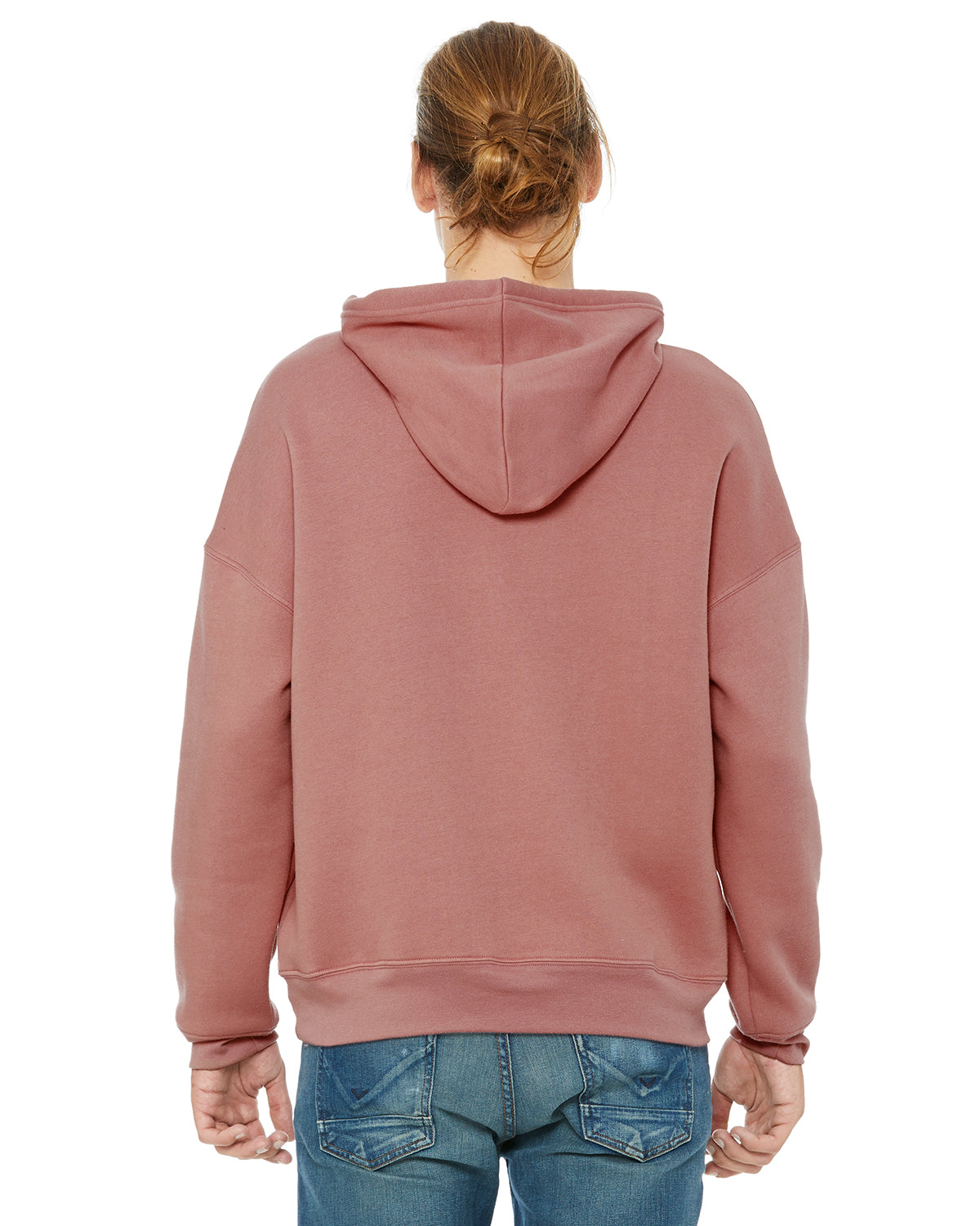 Unisex Sponge Fleece Pullover DTM Hoodie - Mauve