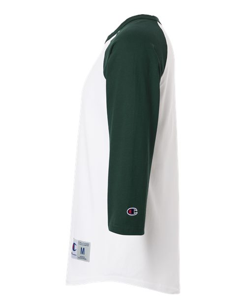 Champion T137 White/ Dark Green — direct side