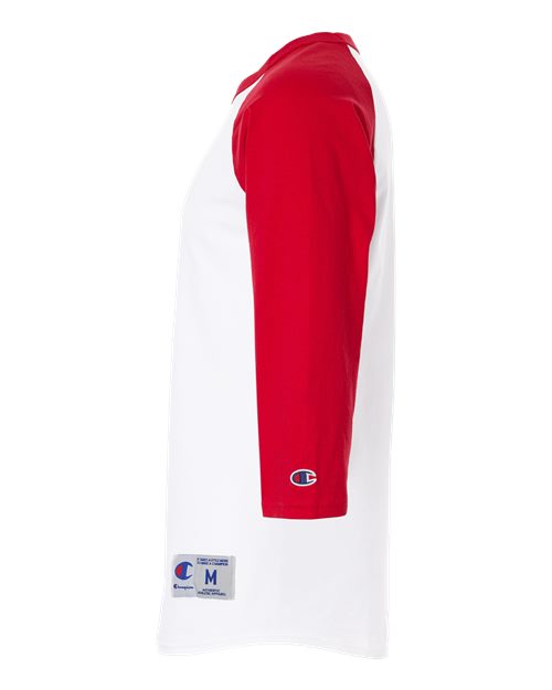 Champion T137 White/ Scarlet — direct side