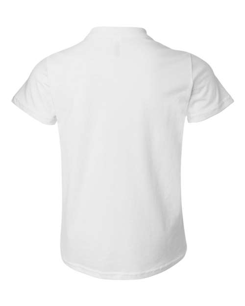 BELLA + CANVAS 3001Y White — back