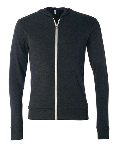 BELLA + CANVAS 3939 Charcoal Black Triblend — front