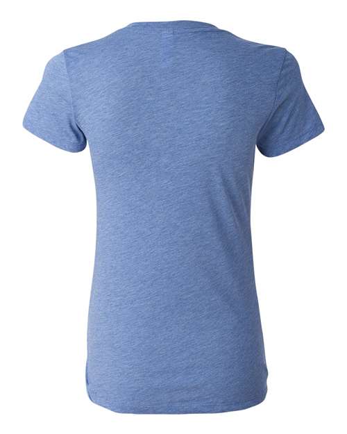 BELLA + CANVAS 8435 Blue Triblend — back