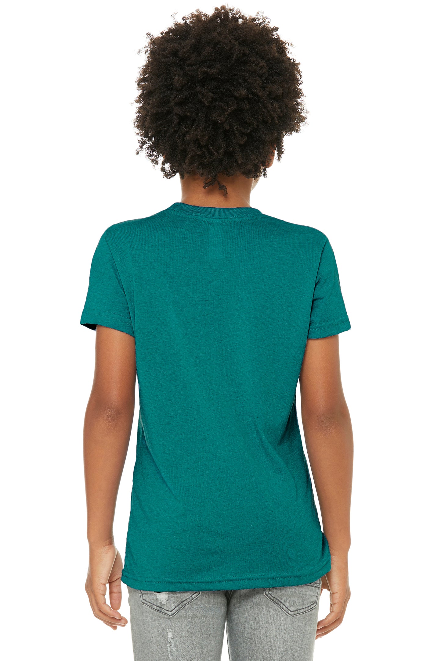 Youth Triblend Short-Sleeve T-Shirt - Teal Triblend