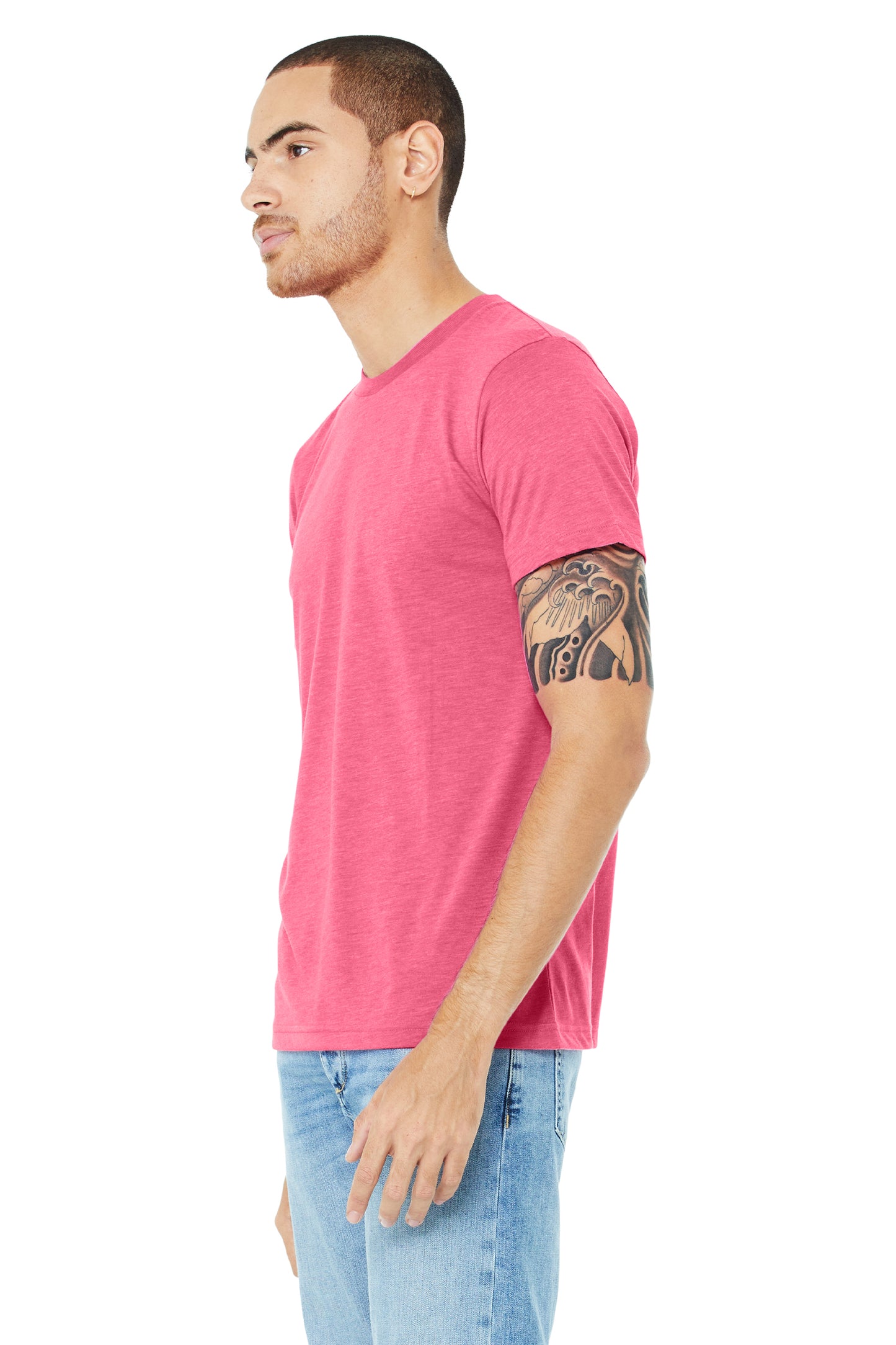 Unisex Triblend T-Shirt - Charity Pink Triblend