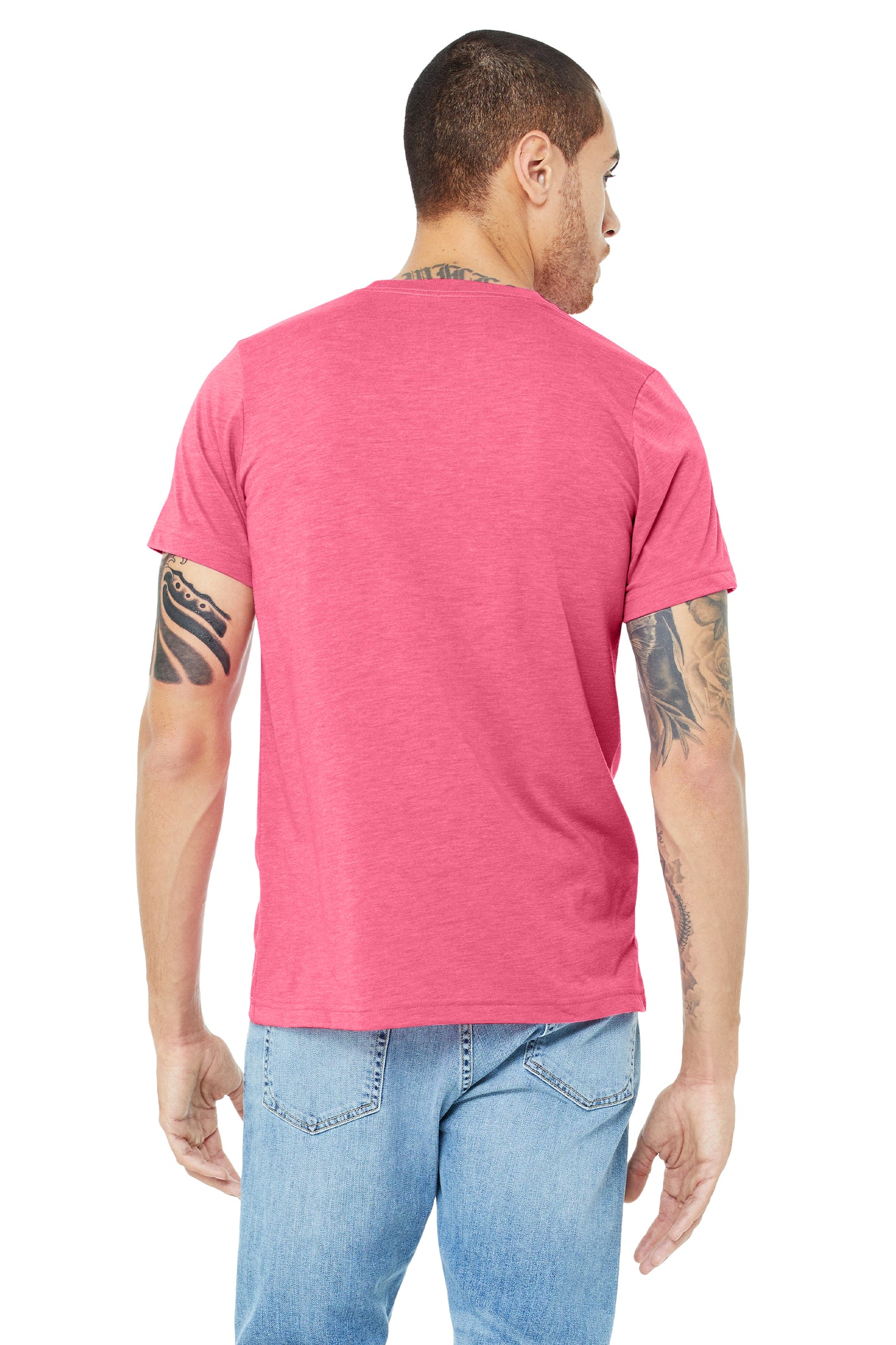Unisex Triblend T-Shirt - Charity Pink Triblend