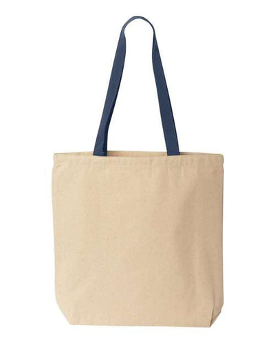 Liberty Bags 8868 Natural/ Navy — front